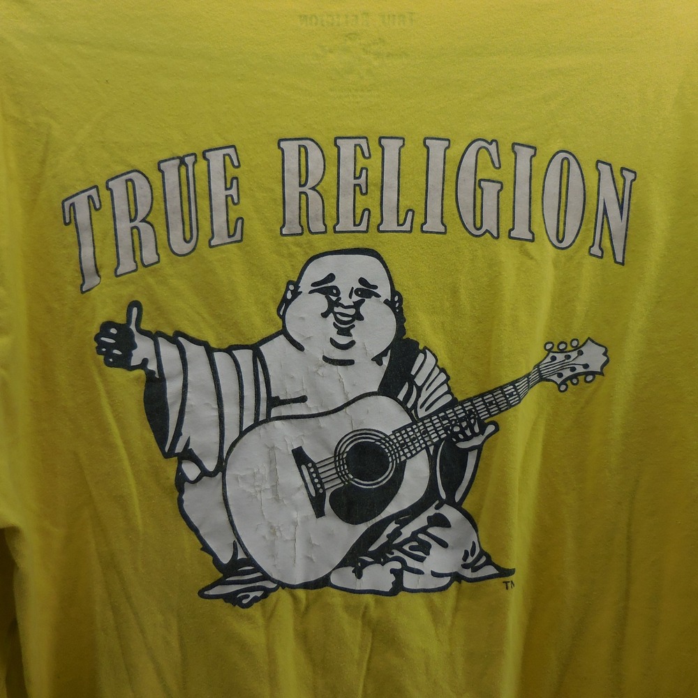 True Religion Men’s Yellow Graphic Tee